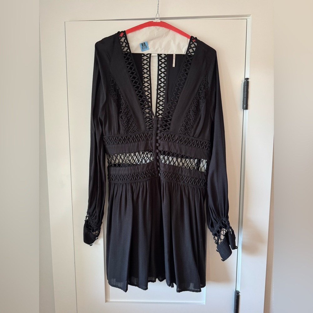 FREE PEOPLE open knit dress. Cotton. Worn excellent condition.
